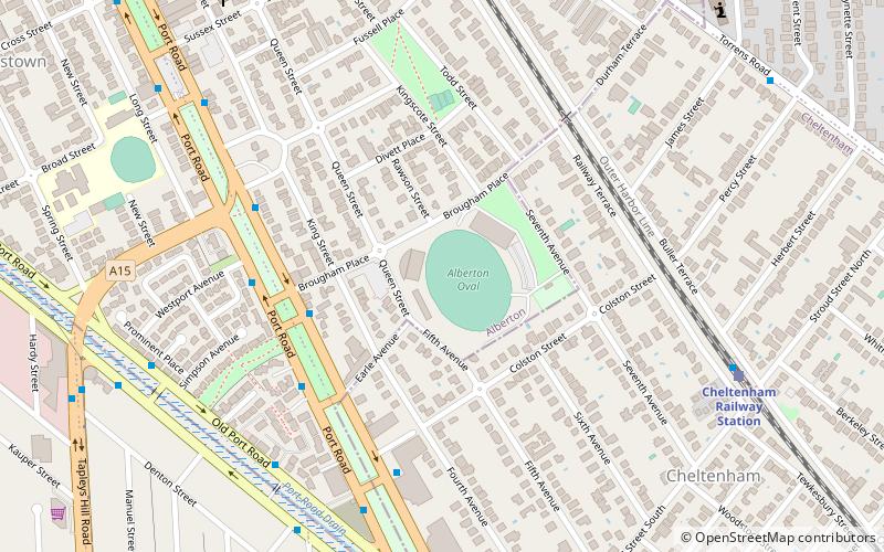 Alberton Oval location map