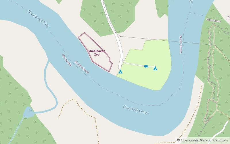 Shoalhaven Zoo location map