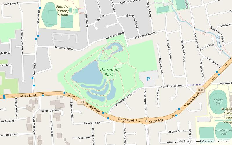 Thorndon Park location map
