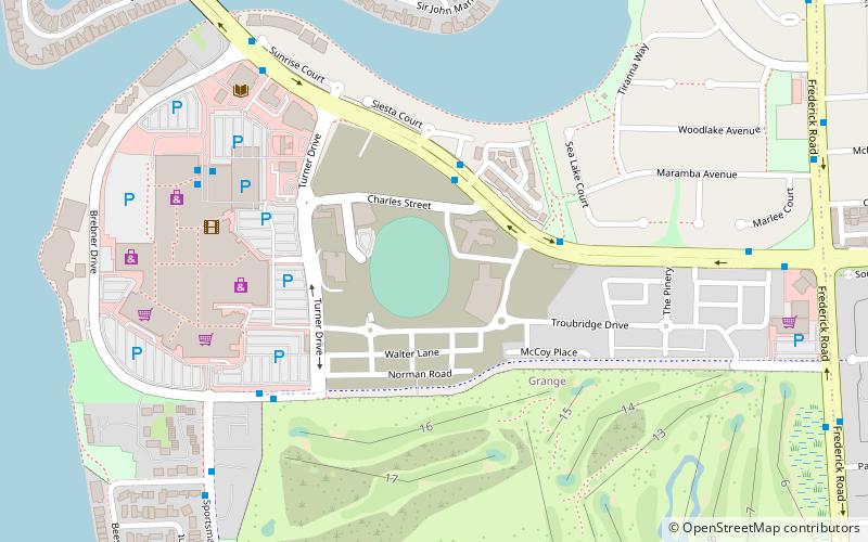 AAMI Stadium location map