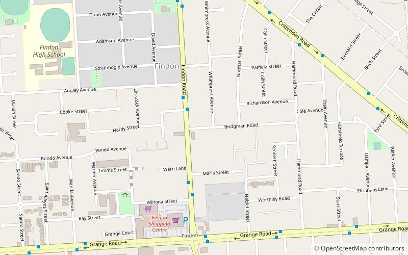 findon adelaida location map