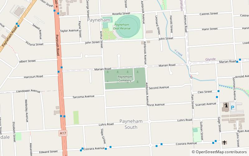 Payneham Cemetery location