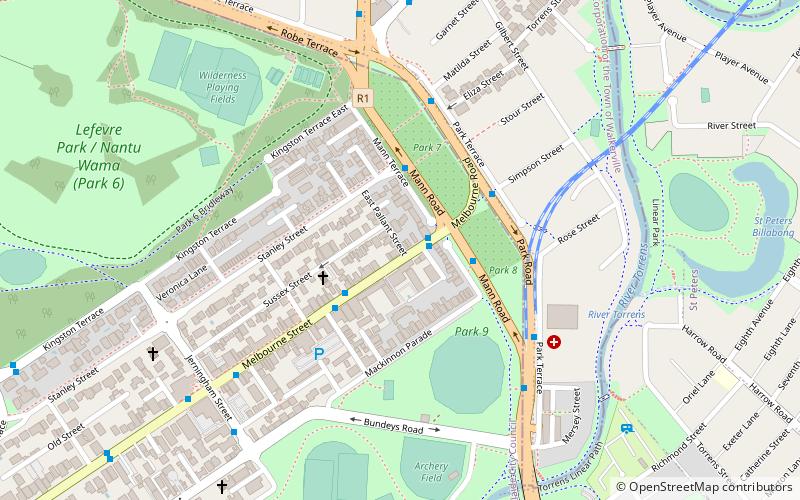 Melbourne Street location map