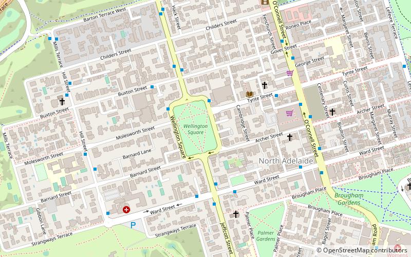 Wellington Square location map