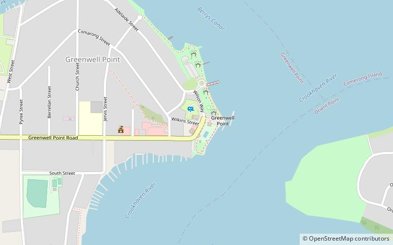 Greenwell Point location map