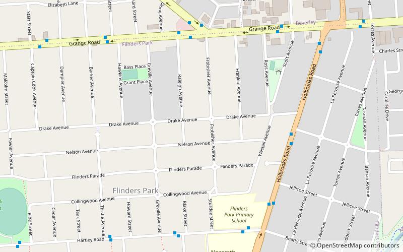 Flinders Park location map