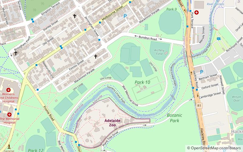 park 10 adelaide location map