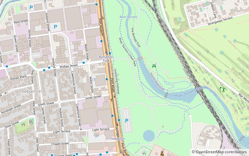 Bonython Park location map