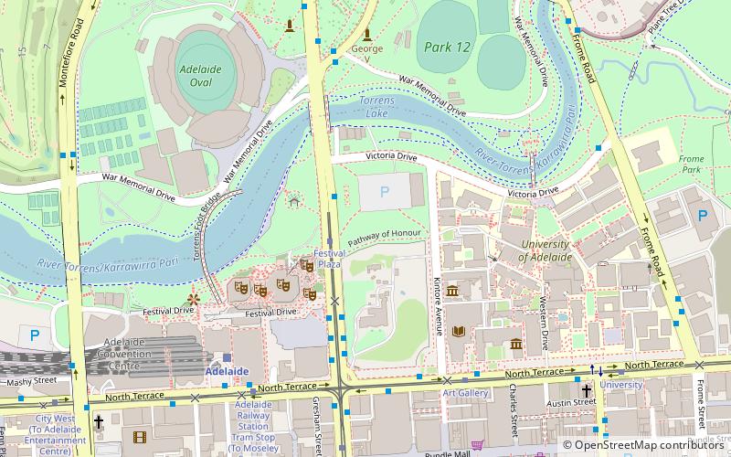 Pioneer Women's Memorial Garden location map