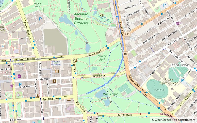 rundle park adelaida location map