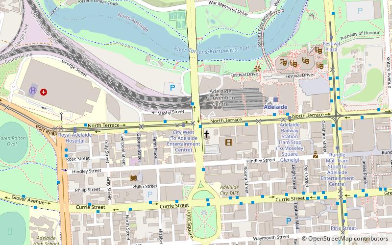 morphett street adelaida location map