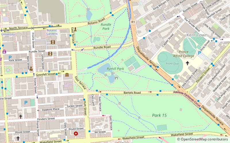 Rymill Park location map