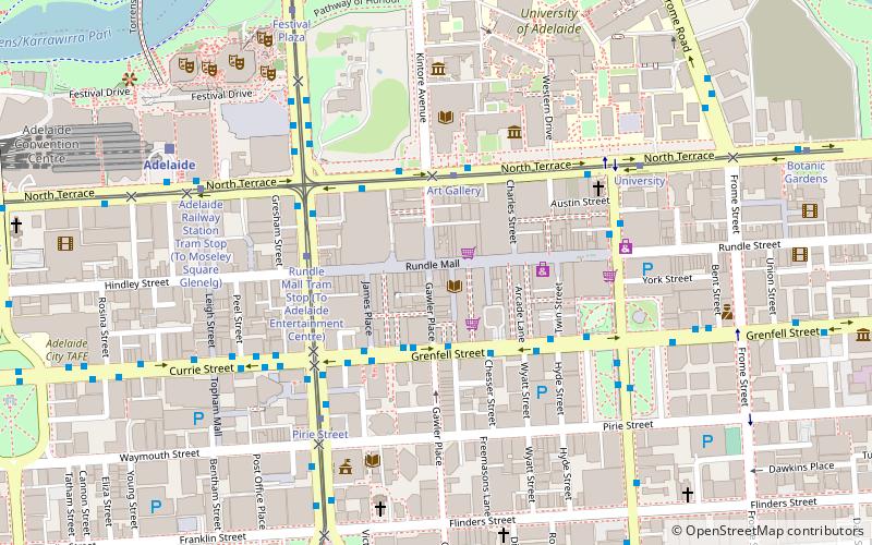 Gawler Place location map