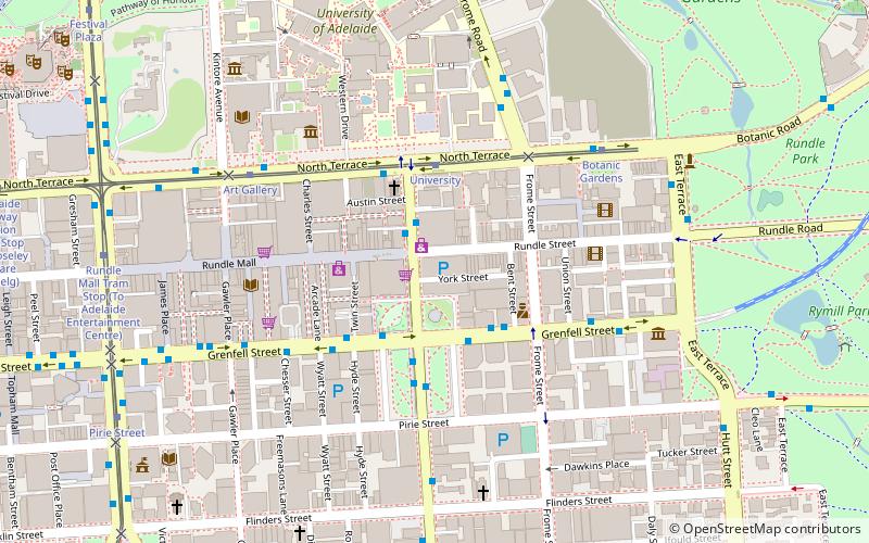 Pulteney Street location map