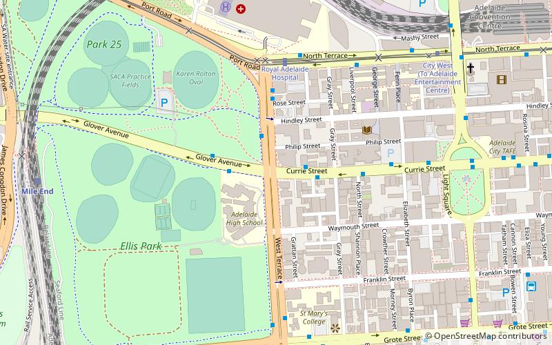 Currie Street location map