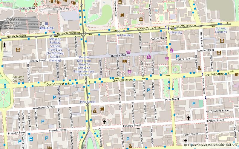 Grenfell Street location map