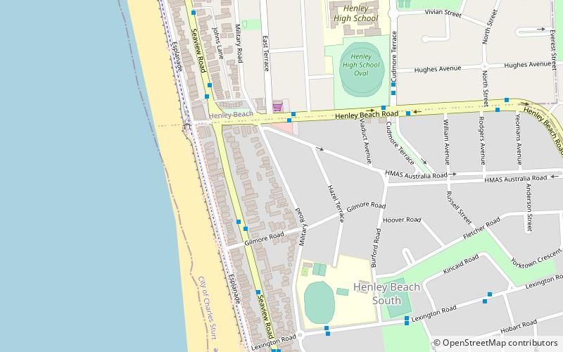 Henley Beach South location map