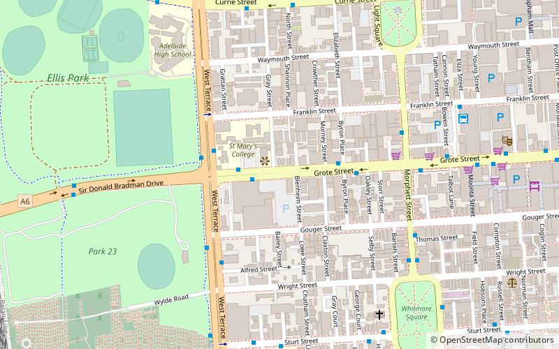 st patricks church adelaida location map