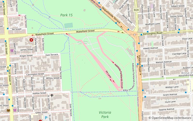 Adelaide Street Circuit location map