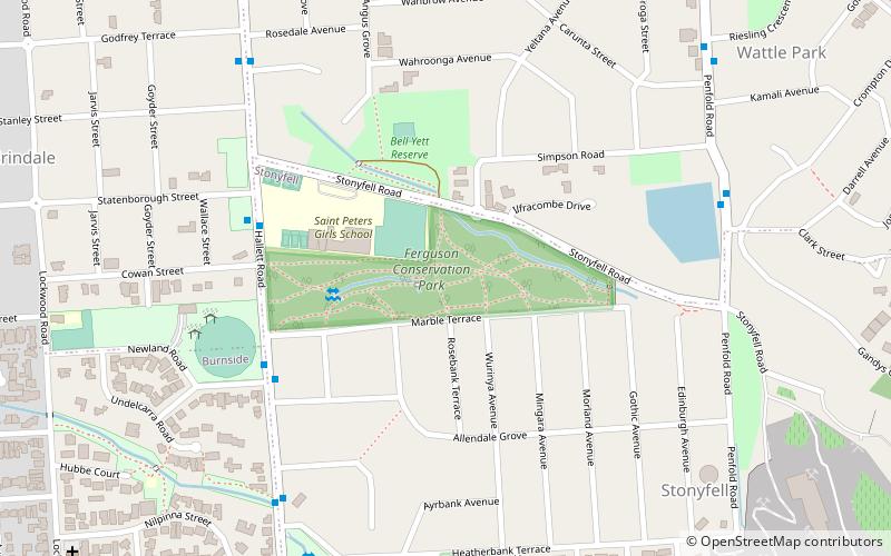 park chroniony ferguson location map