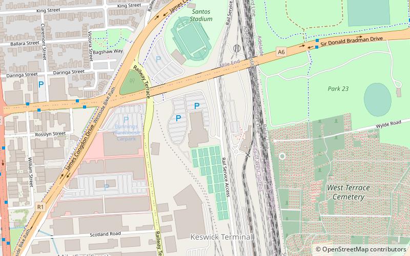 Priceline Stadium location map