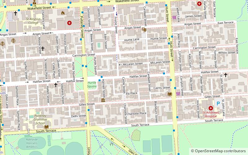 Halifax Street location map