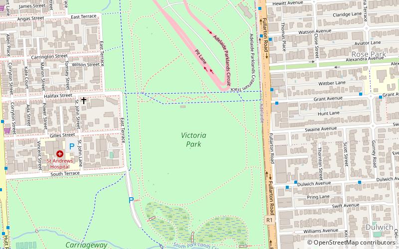 Victoria Park location map