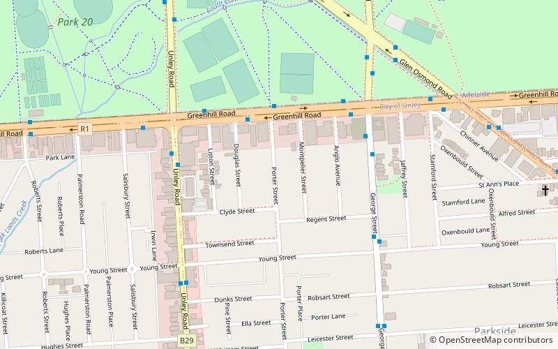 contemporary art centre of south australia adelaida location map