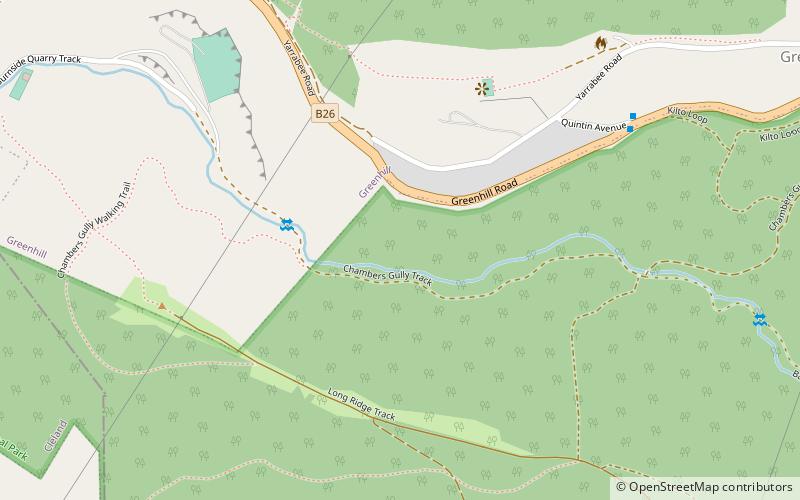 Chambers Gully location map