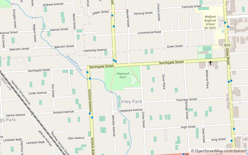Heywood Park location map