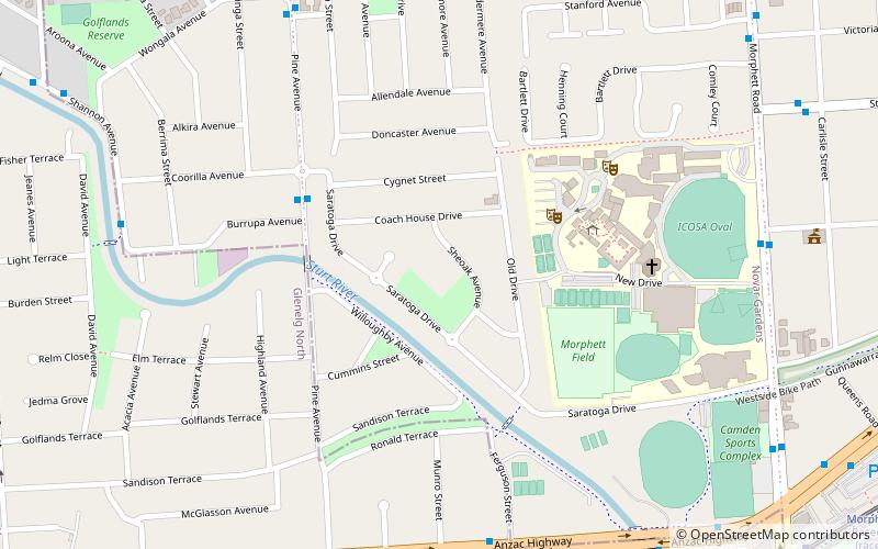 Cummins House location map