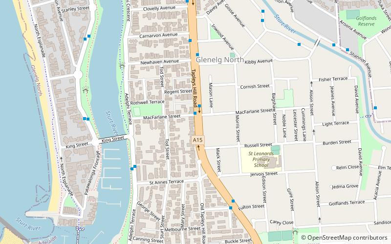 Glenelg North location map