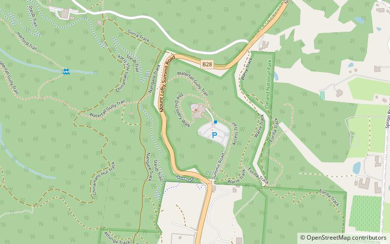 Mount Lofty Fire Tower location map
