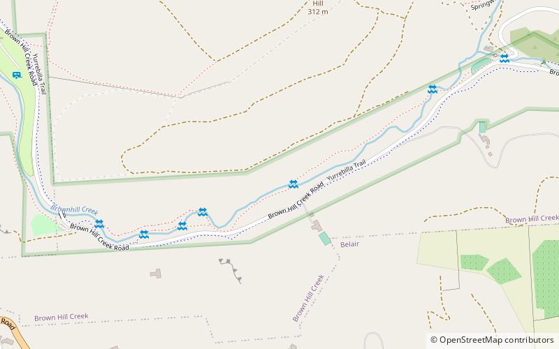 Brownhill Creek Recreation Park location map