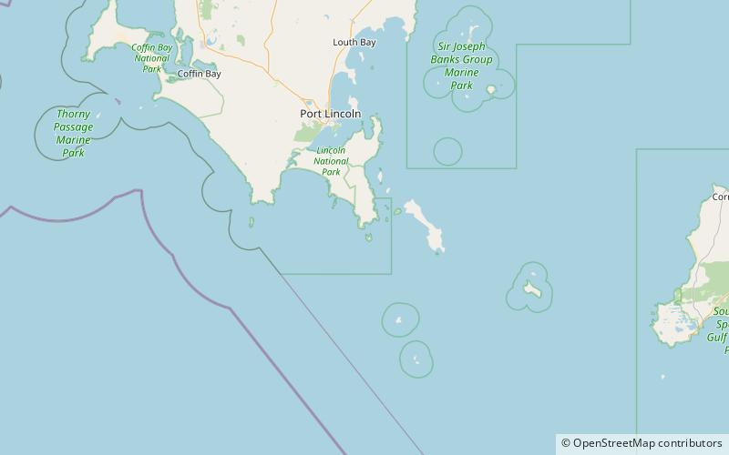 great southern reef memory cove wilderness protection area location map