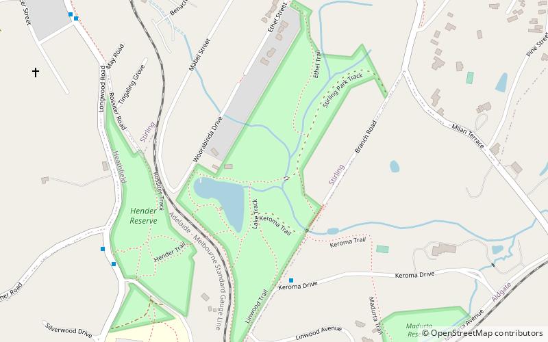 stirling linear park adelaida location map