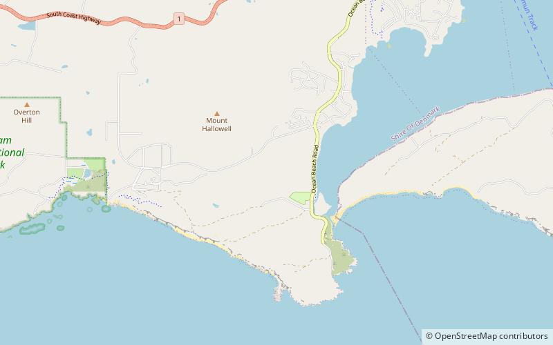 ocean beach location map