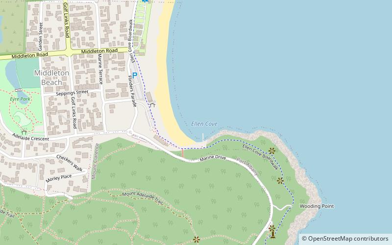 Ellen Cove Jetty location map