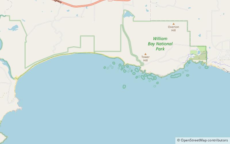 Parque nacional William Bay location map