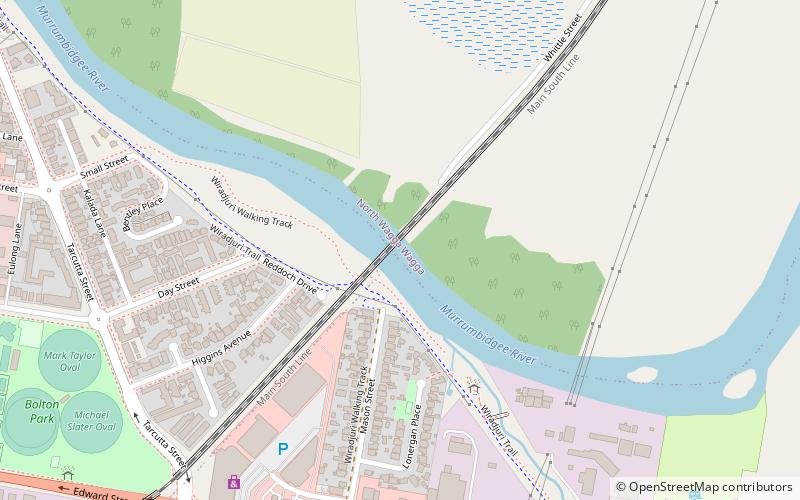 Murrumbidgee River Railway Bridge location map