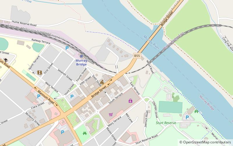 Murray Bridge Tunnel location map