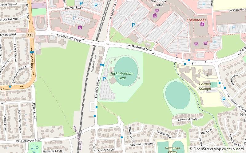 Hickinbotham Oval location map