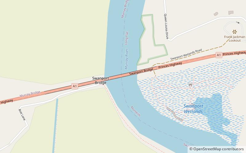 Swanport Bridge location map
