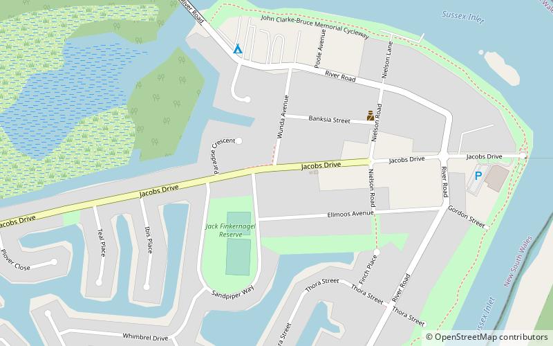 Sussex Inlet location map