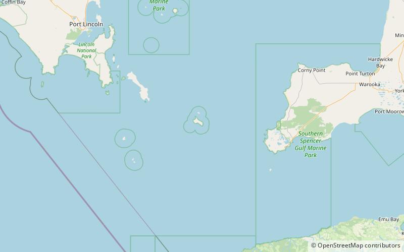 Wedge Island lighthouse location map