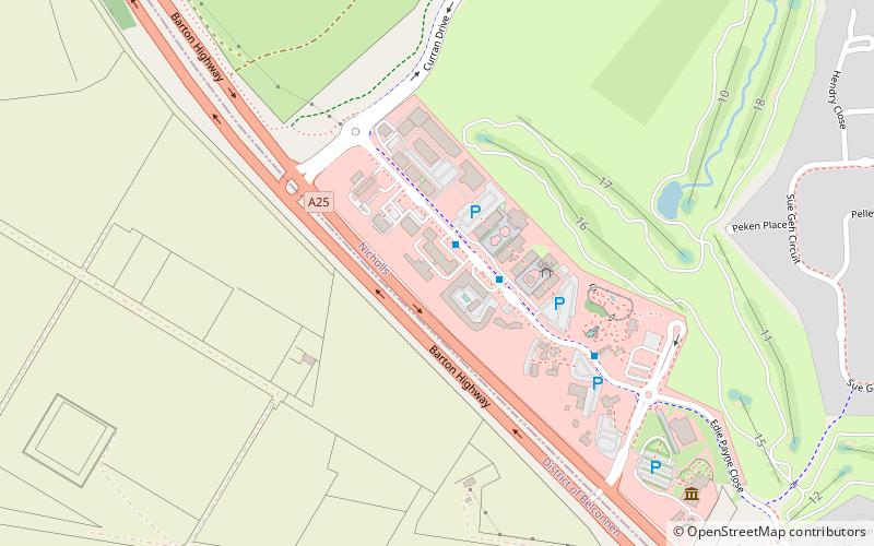 Canberra Reptile Zoo location map