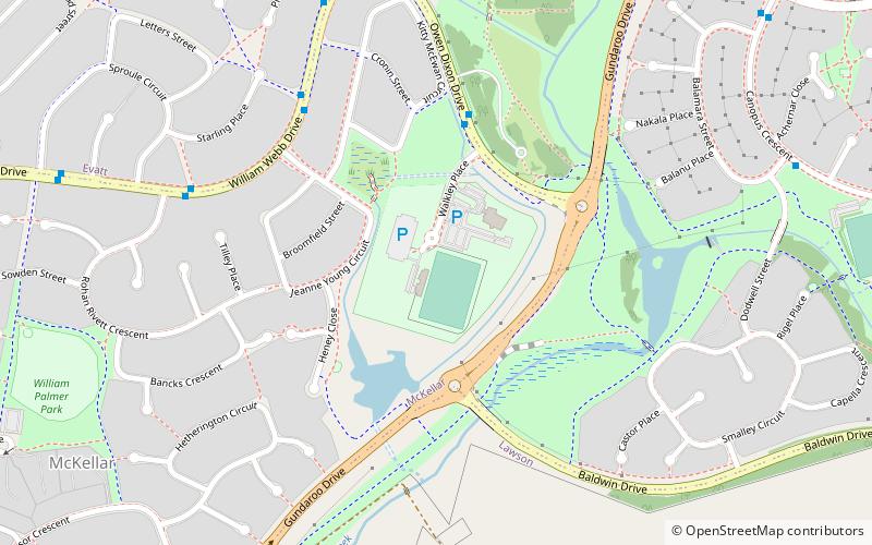 mckellar park canberra location map