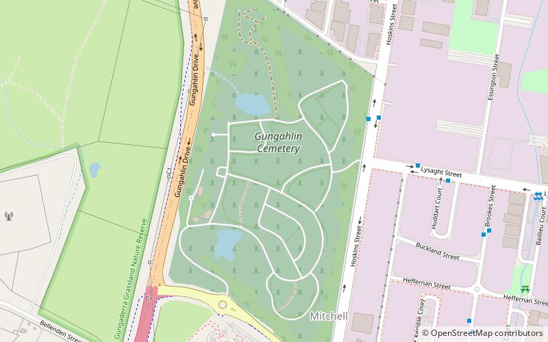 Gungahlin Cemetery location map