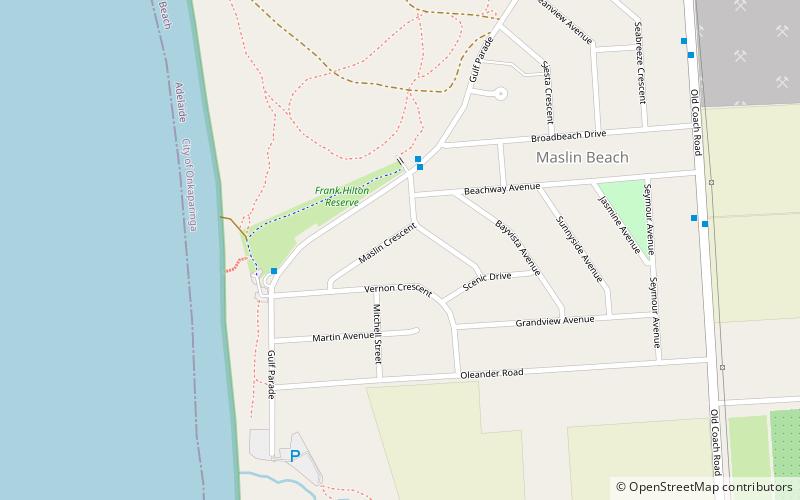 Maslin Beach location map