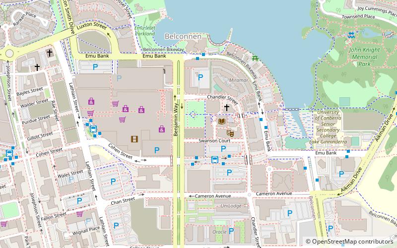 Belconnen Town Centre location map